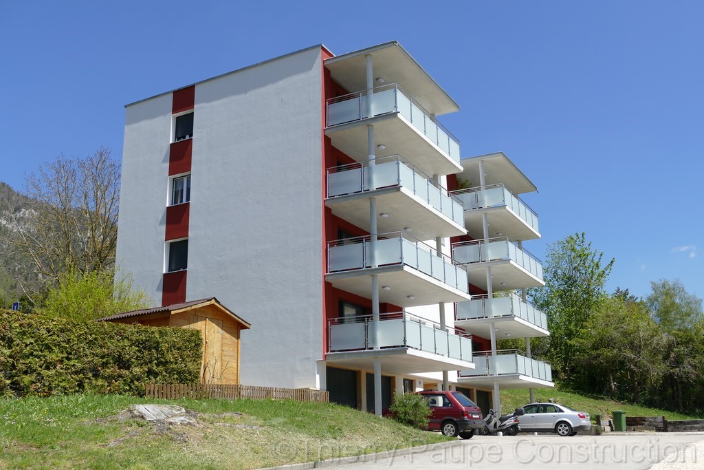 Réfection et agrandissement de balcons, après