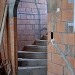 Mur en briques avec porte en voute